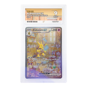 Pokemon - Scarlet & Violet - 151 - Alakazam ex - 201/165 (ACE 9 Art Label Graded Slab) - JET Cards