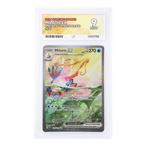 Pokemon - Scarlet & Violet - Surging Sparks - Milotic ex - 237/191 (ACE 9 Art Label Graded Slab) - JET Cards