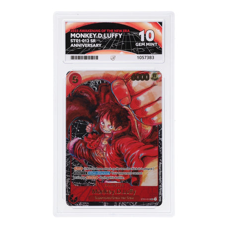 One Piece - Awakening of The New Era - Monkey.D.Luffy - ST01-012 (ACE 10 Art Label Graded Slab) - JET Cards