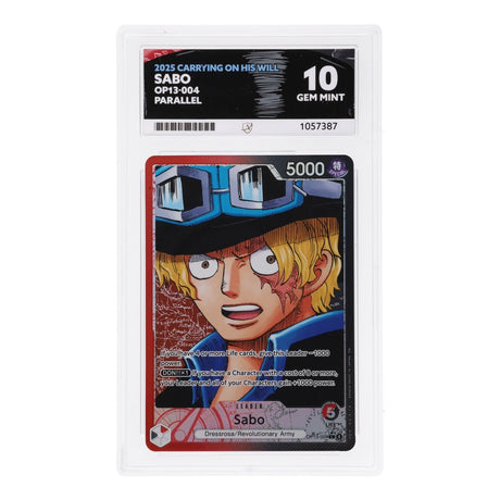 One Piece - Carrying on His Will - Sabo - OP13-004 (ACE 10 Art Label Graded Slab) - JET Cards