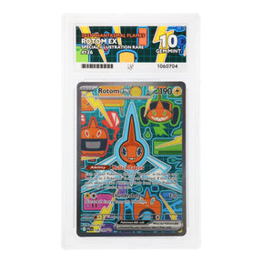 Pokemon - Mega Evolution - Phantasmal Flames - Rotom ex - 126/094 (ACE 10 Art Label Graded Slab) - JET Cards
