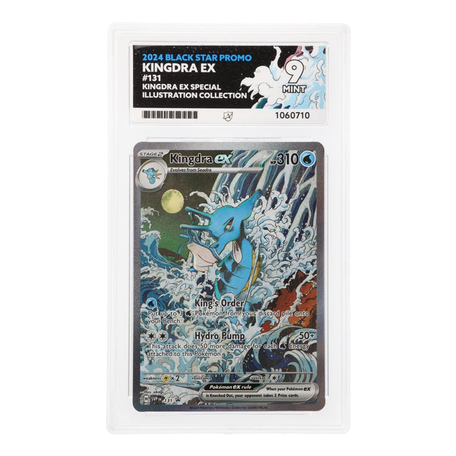 Pokemon - Black Star Promo - Kingdra ex - SVP131 (ACE 9 Art Label Graded Slab) - JET Cards