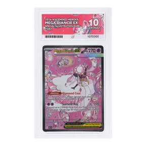 Pokemon - Mega Evolution - Ascended Heroes - Mega Diancie ex - 282/217 (ACE 10 Art Label Graded Slab) - JET Cards