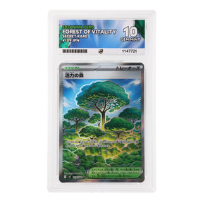 Pokemon - Mega Evolution - Nihil Zero - Forest of Vitality - 109/080 (ACE 10 Art Label Graded Slab) - JET Cards