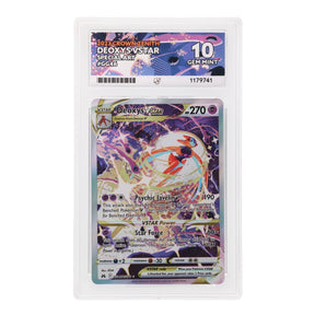 Pokemon - Sword & Shield - Crown Zenith - Deoxys VSTAR - GG46/GG70 (ACE 10 Art Label Graded Slab) - JET Cards