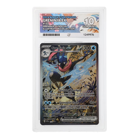 Pokemon - Black Star Promo - Greninja ex - SVP132 (ACE 10 Art Label Graded Slab) - JET Cards