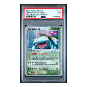 Pokemon - EX - Fire Red & Leaf Green - Venusaur ex - 112/112 (PSA 7 Graded Slab) - JET Cards