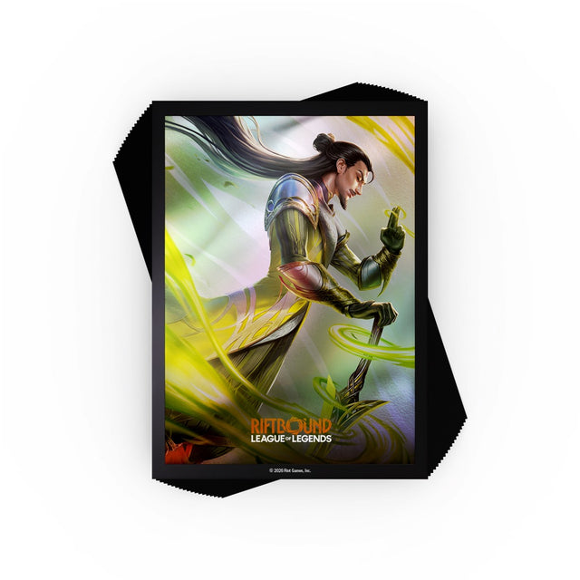 Riftbound: League of Legends TCG - Unleashed - Art Sleeves - Master Yi, Wuju Master (100 Sleeves) - JET Cards