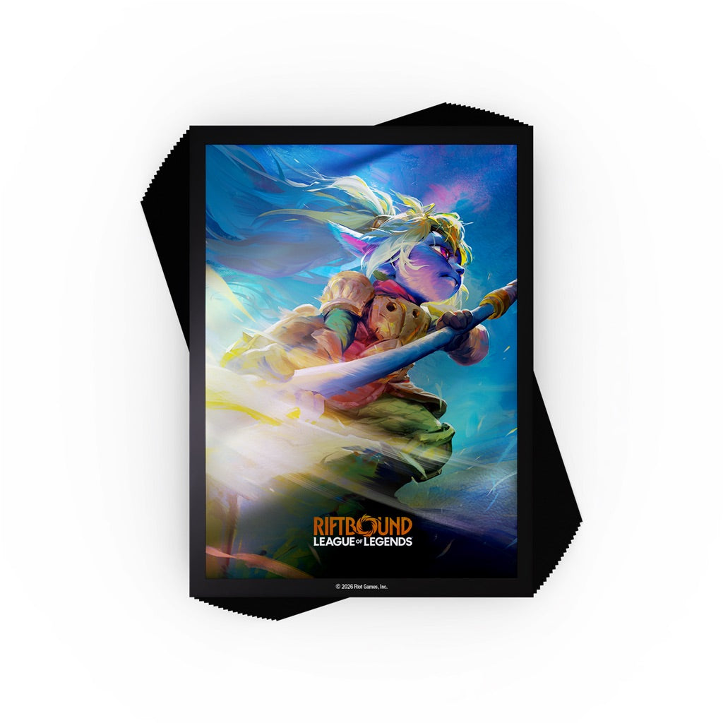 Riftbound: League of Legends TCG - Unleashed - Art Sleeves - Poppy, Keeper of the Hammer (100 Sleeves) - JET Cards