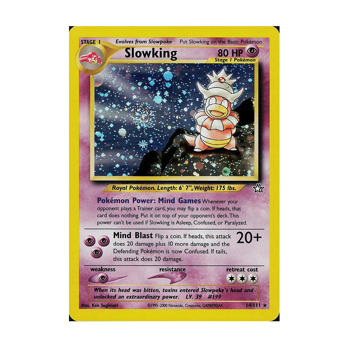 Slowking 14/111 - Base Set - Neo Genesis - Holo