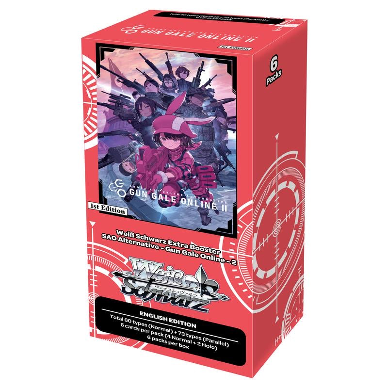 Weiss Schwarz - SAO Alternative – Gun Gale Online – 2 - Extra Booster Box (6 Packs)