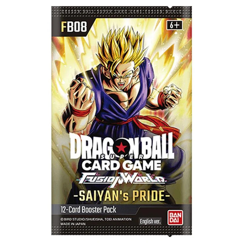 Dragon Ball Super Card Game - Fusion World - FB08 - Saiyan's Pride - Booster Box (24 Packs)