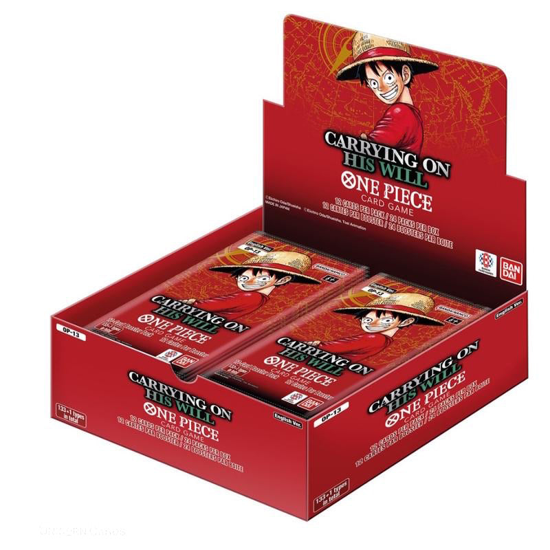 One Piece Card Game - OP-13 - Carrying On His Will - Booster Box (24 Packs)