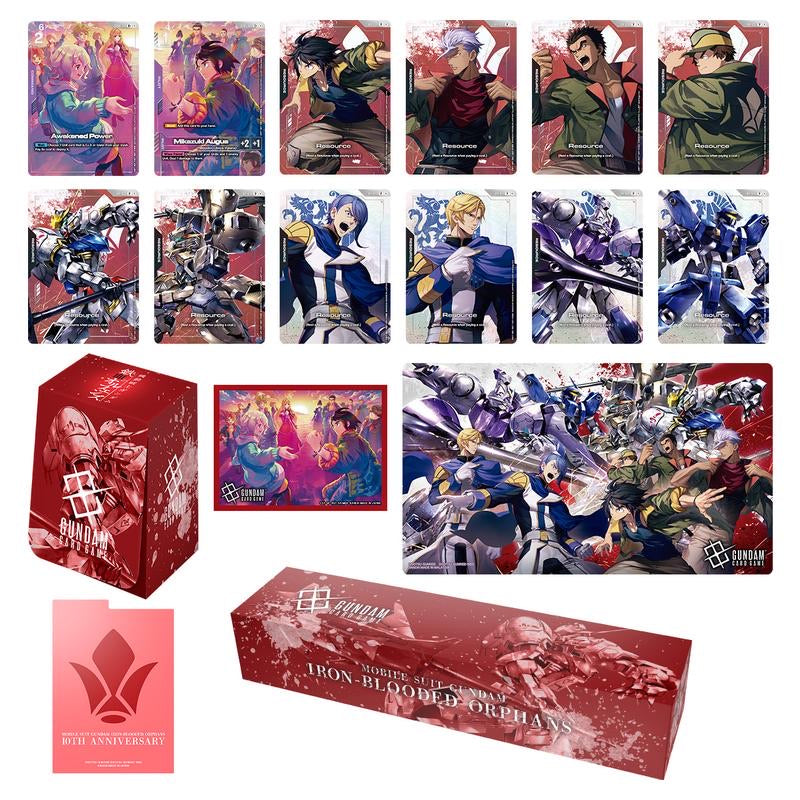 Gundam Card Game - Premium Accessory Set - Mobile Suit Gundam IRON-BLOODED ORPHANS - PB02 - JET Cards