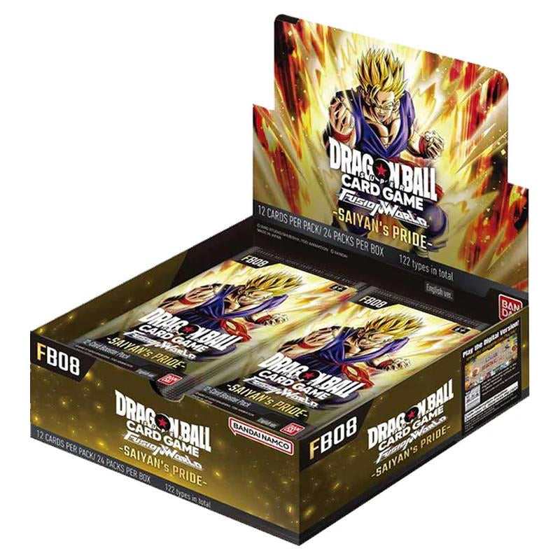 Dragon Ball Super Card Game - Fusion World - FB08 - Saiyan's Pride - Booster Box (24 Packs)