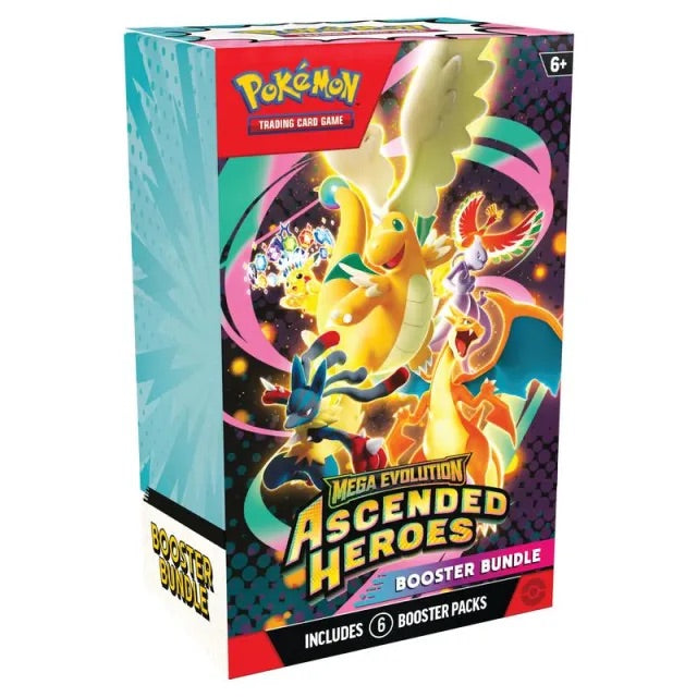 IN-STORE EXCLUSIVE - Pokemon - Mega Evolution - Ascended Heroes - Booster Bundle - JET Cards