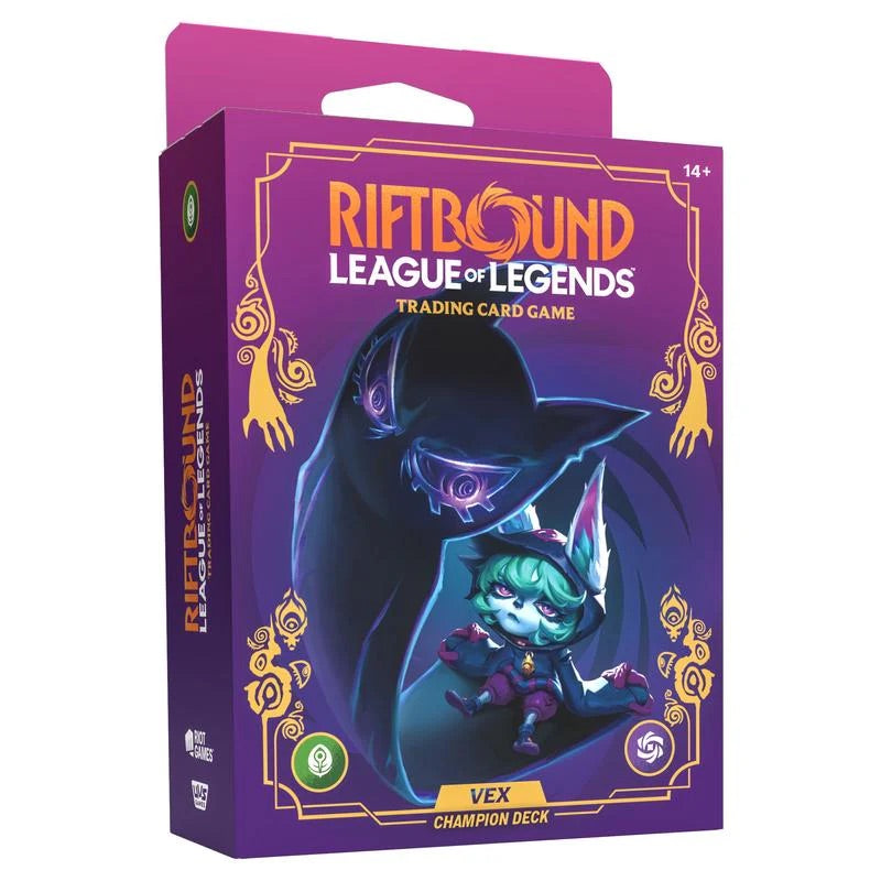 Riftbound: League of Legends TCG - Unleashed - Champion Deck - Vex - JET Cards