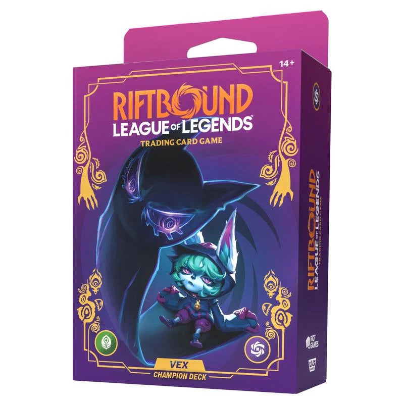 Riftbound: League of Legends TCG - Unleashed - Champion Deck - Vex - JET Cards