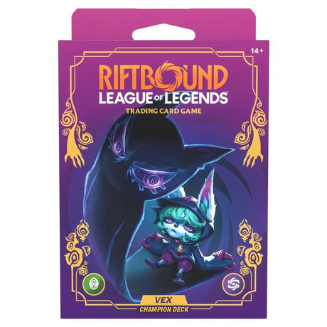 Riftbound: League of Legends TCG - Unleashed - Champion Deck - Vex - JET Cards
