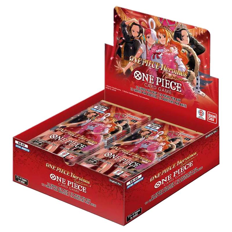 One Piece Card Game - EB-03 - One Piece Heroines Edition - Booster Box (24 Packs) - JET Cards