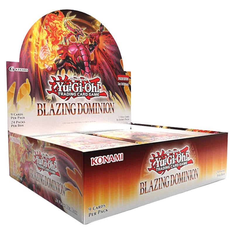 Yu-Gi-Oh! - Blazing Dominion - Booster Box (24 Packs) - JET Cards