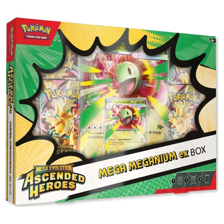 Pokemon - Mega Evolution - Ascended Heroes - Mega Meganium ex Box - JET Cards