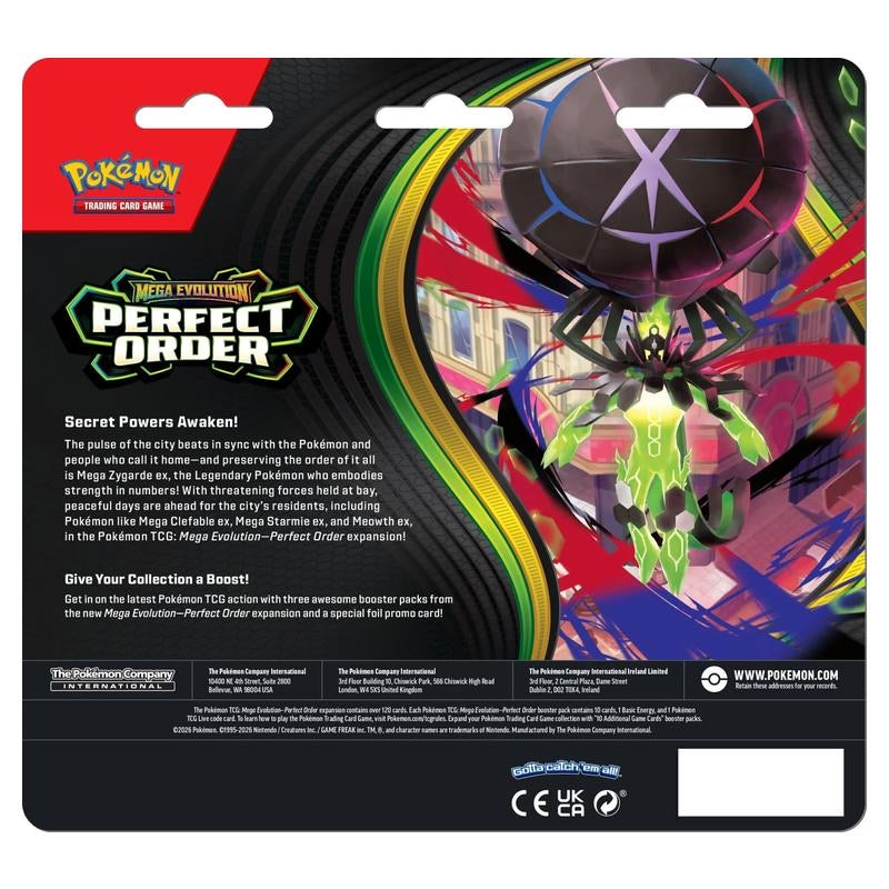 Pokemon - Mega Evolution - Perfect Order - Checklane Blister - B