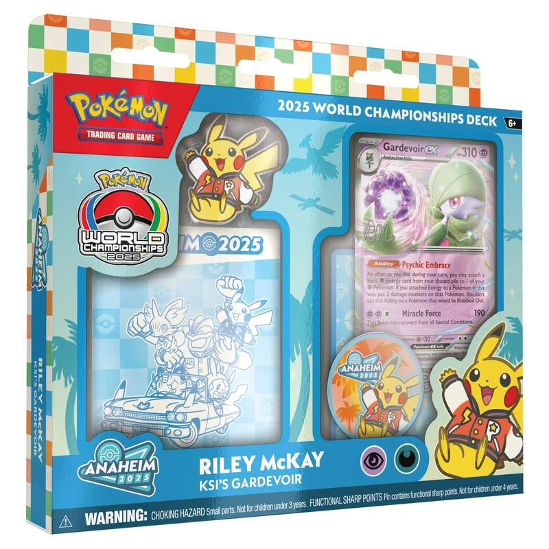 Pokemon - 2025 World Championship Deck - Riley McKay (KSI's Gardevoir) - JET Cards