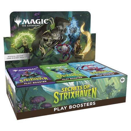 Magic The Gathering - Secrets of Strixhaven - Play Booster Box (30 Packs) - JET Cards