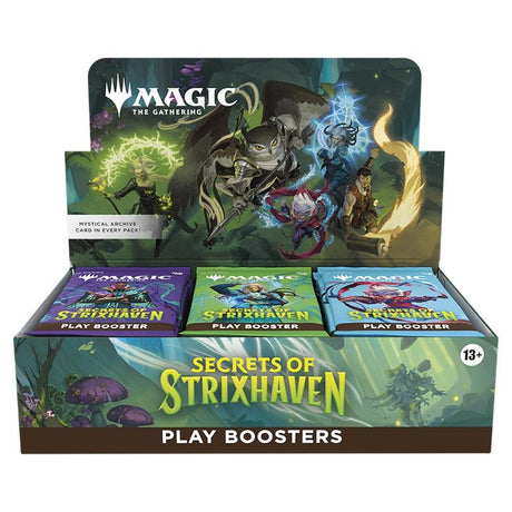 Magic The Gathering - Secrets of Strixhaven - Play Booster Box (30 Packs) - JET Cards