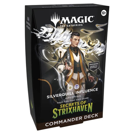 Magic The Gathering - Secrets of Strixhaven - Commander Deck - Silverquill Influence - JET Cards