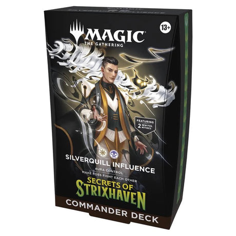Magic The Gathering - Secrets of Strixhaven - Commander Deck - Silverquill Influence - JET Cards