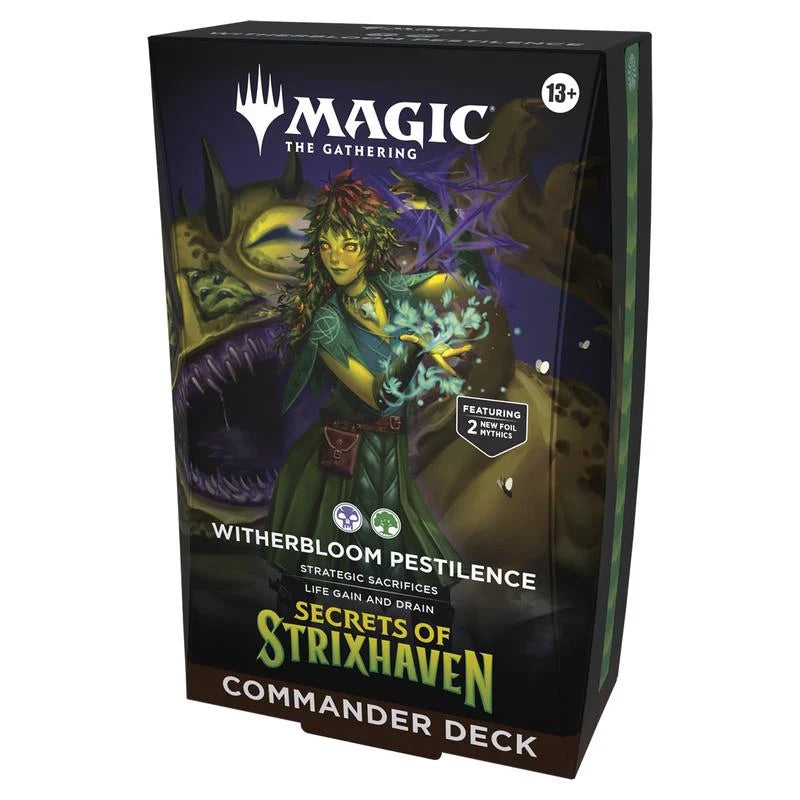 Magic The Gathering - Secrets of Strixhaven - Commander Deck - Witherbloom Pestilence - JET Cards