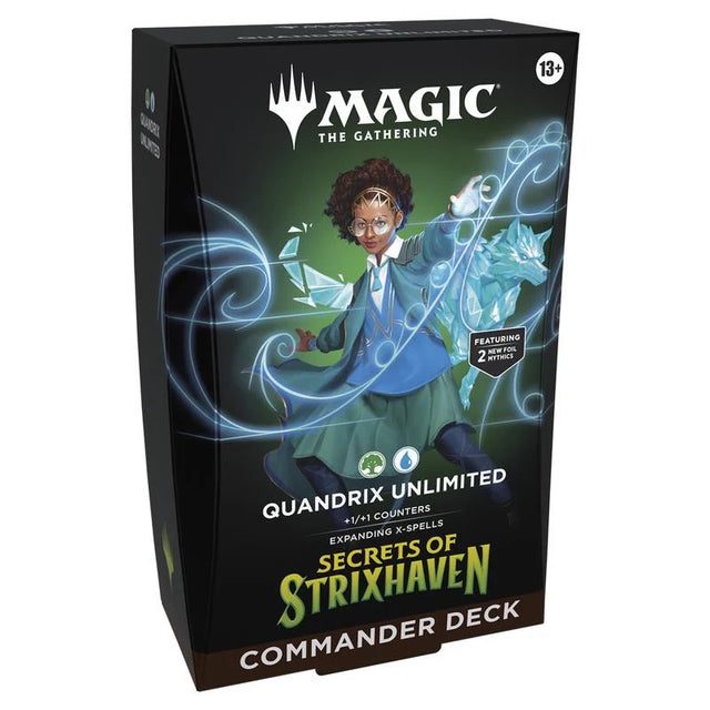 Magic The Gathering - Secrets of Strixhaven - Commander Deck - Quandrix Unlimited - JET Cards