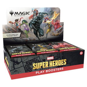 Magic The Gathering - Marvel Super Heroes - Play Booster Box (30 Packs) - JET Cards
