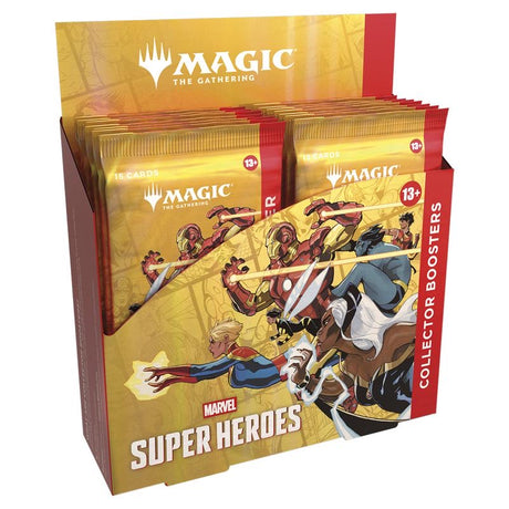 Magic The Gathering - Marvel Super Heroes - Collector Booster Box (12 Packs) - JET Cards