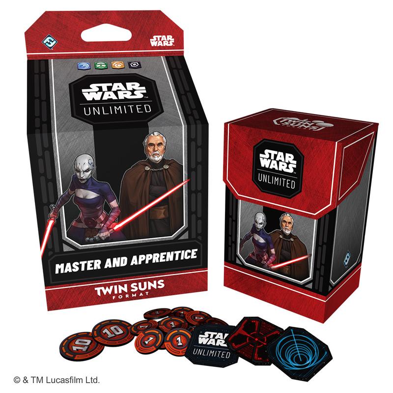 Star Wars Unlimited - Twin Suns Deck - Master and Apprentice - JET Cards