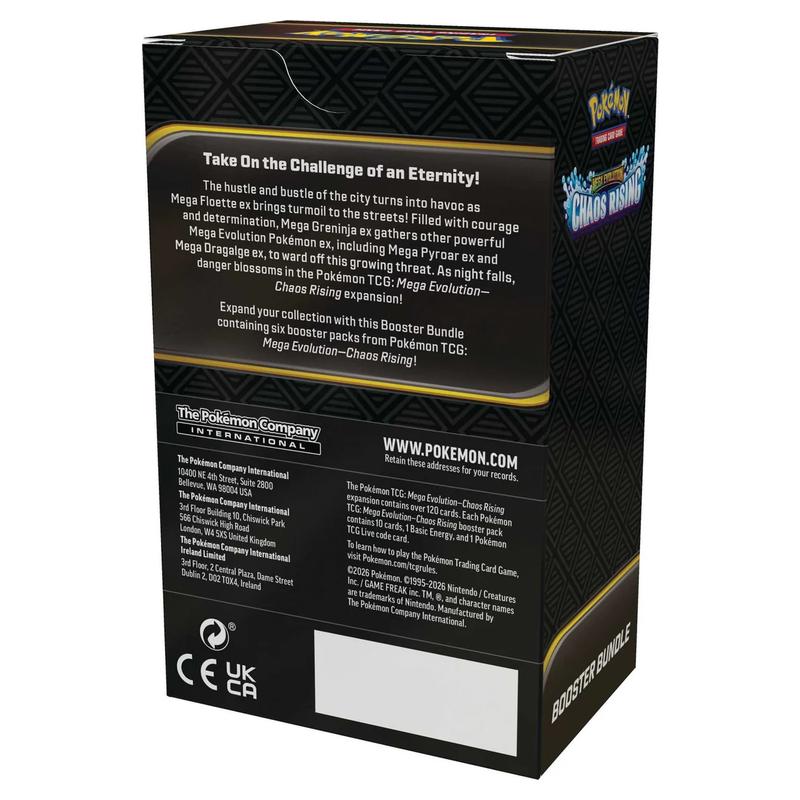 Pokemon - Mega Evolution - Chaos Rising - Booster Bundle