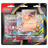 Pokemon - Mega Evolution - Chaos Rising - 3 Pack Blister - Charmeleon - JET Cards