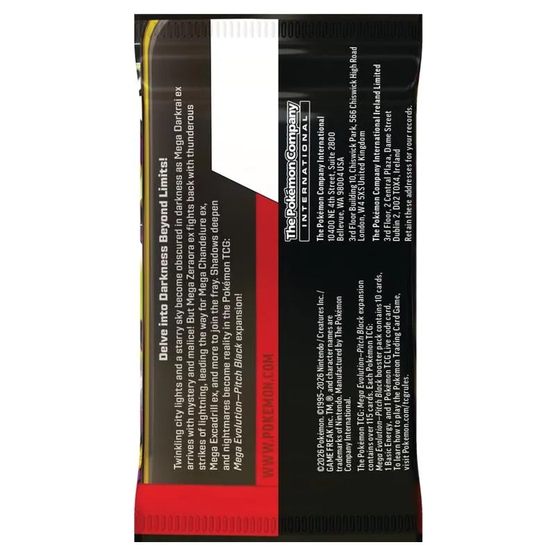 Pokemon - Mega Evolution - Pitch Black - Booster Box (36 Boosters)