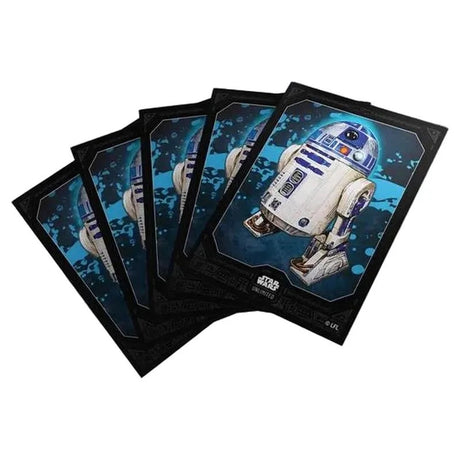 Gamegenic - Star Wars Unlimited - Premium Art Sleeves - R2-D2 - JET Cards