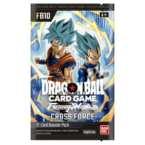 Dragon Ball Super Card Game - Fusion World - FB10 - Cross Force - Booster Pack - JET Cards