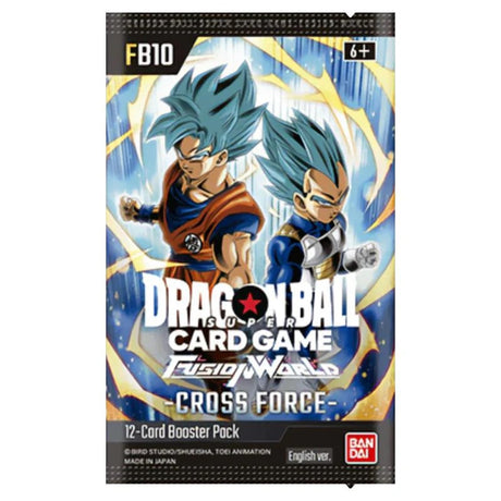 Dragon Ball Super Card Game - Fusion World - FB10 - Cross Force - Booster Pack - JET Cards