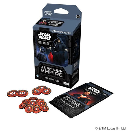 Star Wars Unlimited - Ashes of the Empire - Spotlight Deck - Emperor Palpatine - JET Cards