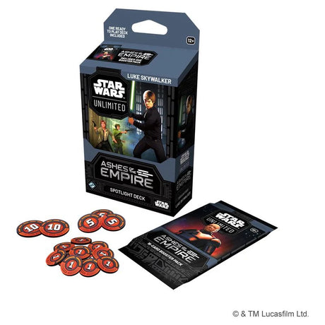 Star Wars Unlimited - Ashes of the Empire - Spotlight Deck - Luke Skywalker - JET Cards