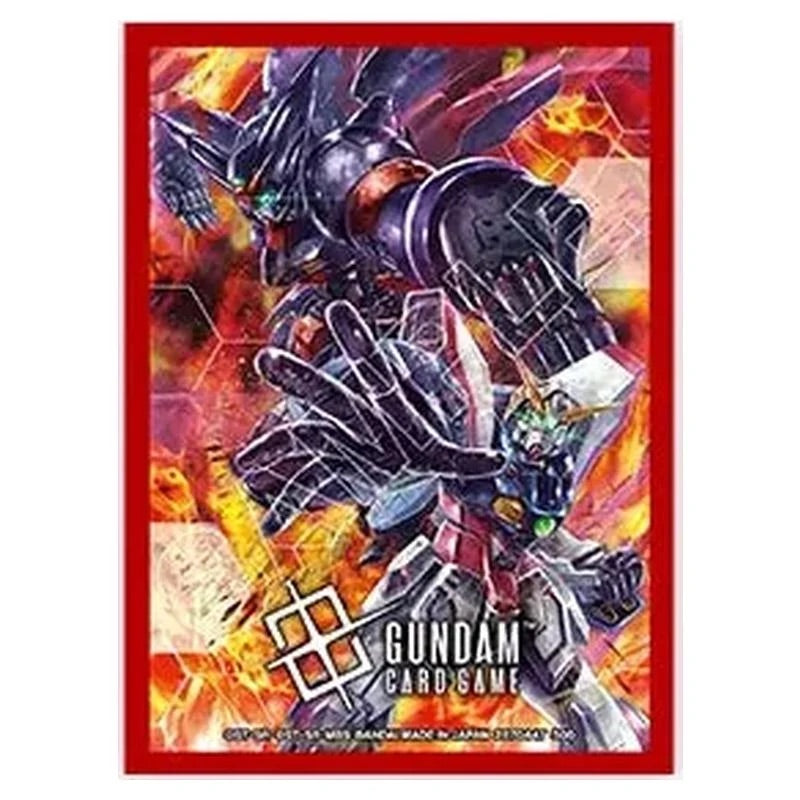 Gundam Card Game - Official Card Sleeves 02 - Shining Gundam VS Master Gundam (70 Sleeves)