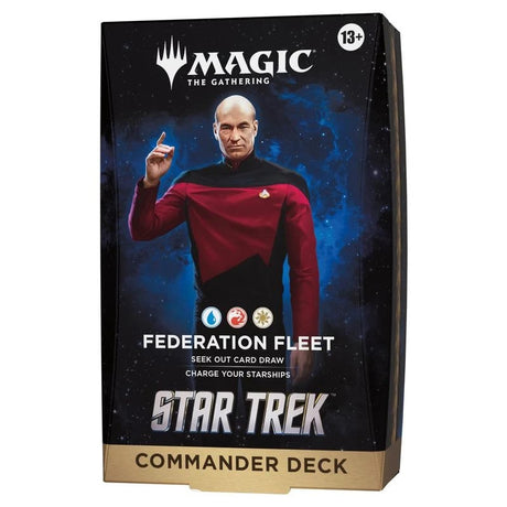 Magic The Gathering - Star Trek - Commander Deck - Federation Fleet - JET Cards