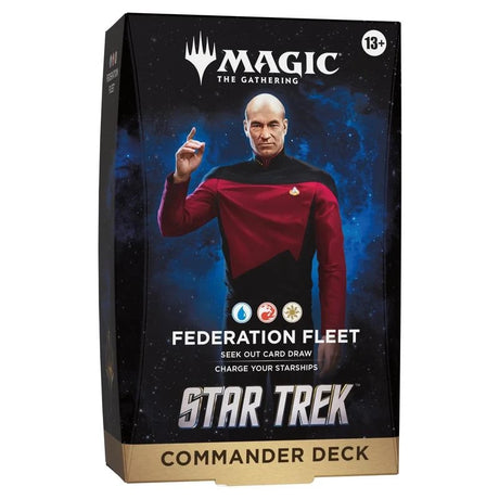 Magic The Gathering - Star Trek - Commander Deck - Federation Fleet - JET Cards