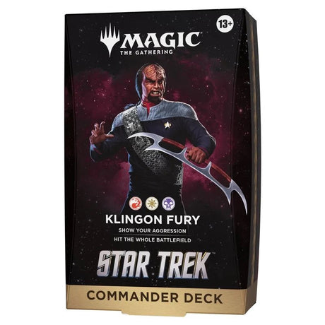 Magic The Gathering - Star Trek - Commander Deck - Klingon Fury - JET Cards