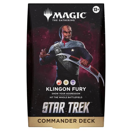 Magic The Gathering - Star Trek - Commander Deck - Klingon Fury - JET Cards